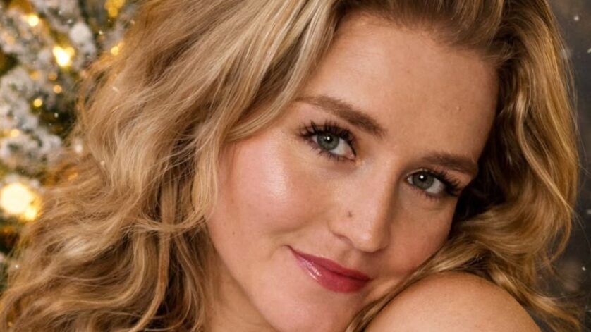 Kelly May in a festive selfie